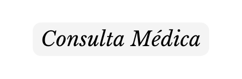 Consulta Médica